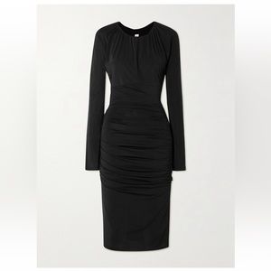 Victoria Beckham ruched jersey dress